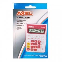 61719 - AXEL Kalkulator AX-8115P opakowanie-5241
