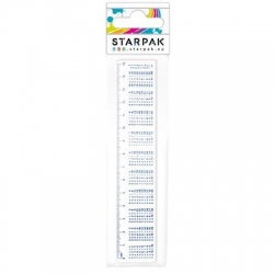 4640 - STARPAK Linia 15cm tabliczka mnoZenia b-5268