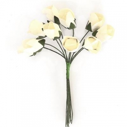 63324 Ozd Argo Kwiaty pap Bukiet Tulipany biał-7347