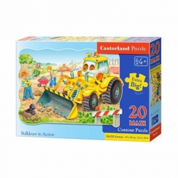41213 Z.CAS Puzzle 20el maxi Bulldozer-10818