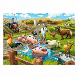 76595 Z.CAS Puzzle 70el Life on the Farm 2-10897
