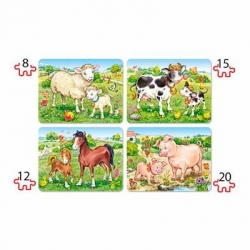 45217 Z.CAS Puzzle 4w1 Animal Moms and 2-10975