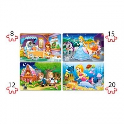 65389 Z.CAS Puzzle 4w1 Beautiful Fairy Tales 2-10979