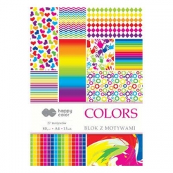 67100 Blok GDD z motyw Colors A4 a15-8008