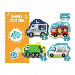 69053 Z.Puzzle Trefl Baby Pojazdy i zawo 36071-10225