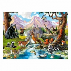 76137 Z.CAS Puzzle 70el Forest Animals 2-10895