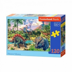 57946 Z.CAS Puzzle 120el Dinosaur Volcanos-10917