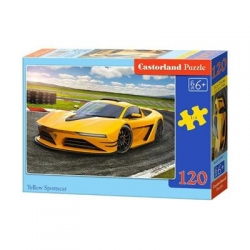 67214 Z.CAS Puzzle 120el Yellow Sportscar-10938
