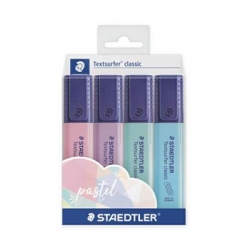 69713 Pisak fluor 4kol Staedtler Vintage-8205