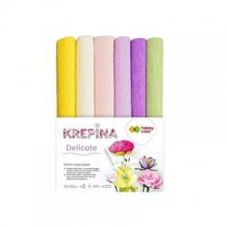 Bibuła dekor mix krepina Delicate a6    