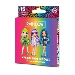 Kredki 12kol Astra grafionowe Rainbow   