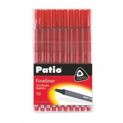 35834 - PATIO cienkopis TRIO czerwony-4985
