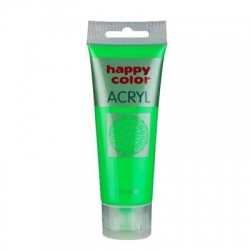 61379 Farba akrylowa Happy zielona fluor 75ml-8143
