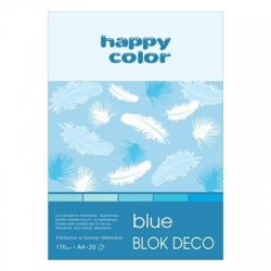 53400 Blok A4 170g GDD Deco Blue 5kol-9043