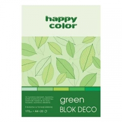 53401 Blok A4 170g GDD Deco Green 5kol-9046